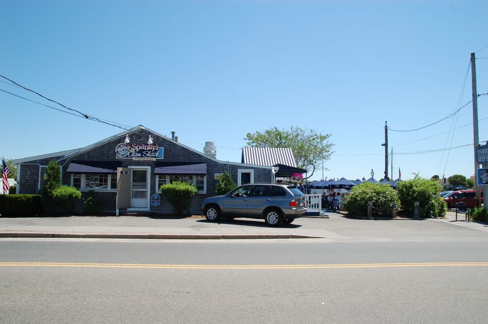 Spanky's-Eat in or out. Great seafood overlooking the docks