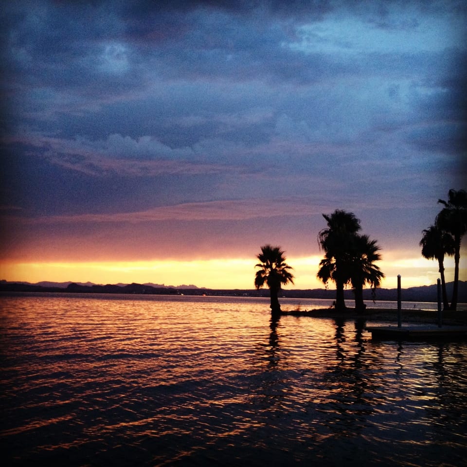 Sunset View of Lake Havasu