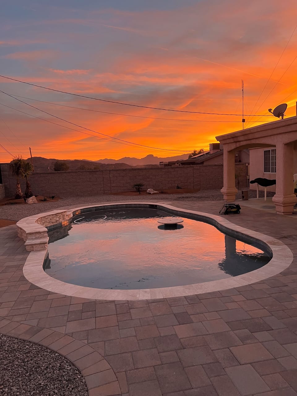 Sunset Pool Area
