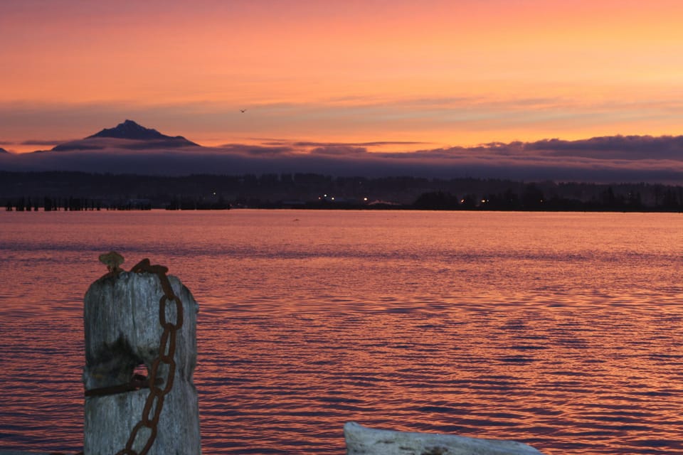 Sunset - Mt. Pilchuck and the Cascades. 