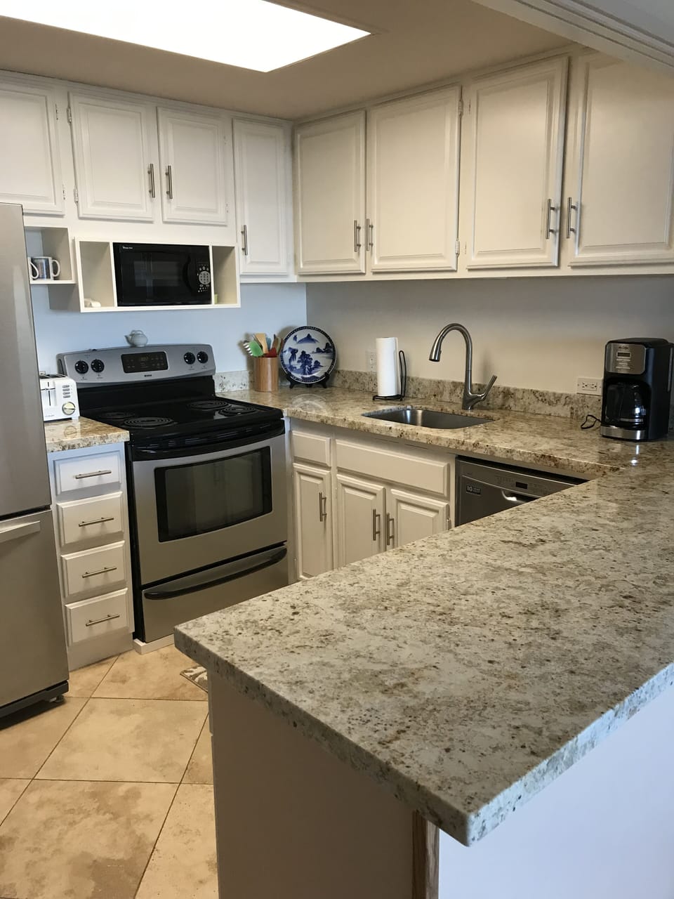 Recently updated kitchen