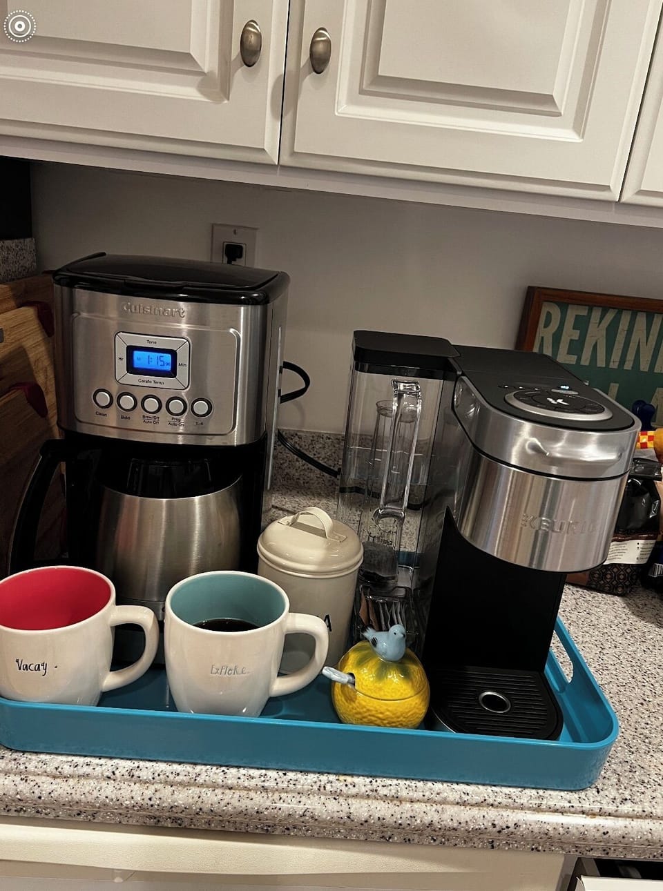 12 cup coffee maker and Keurig coffee maker