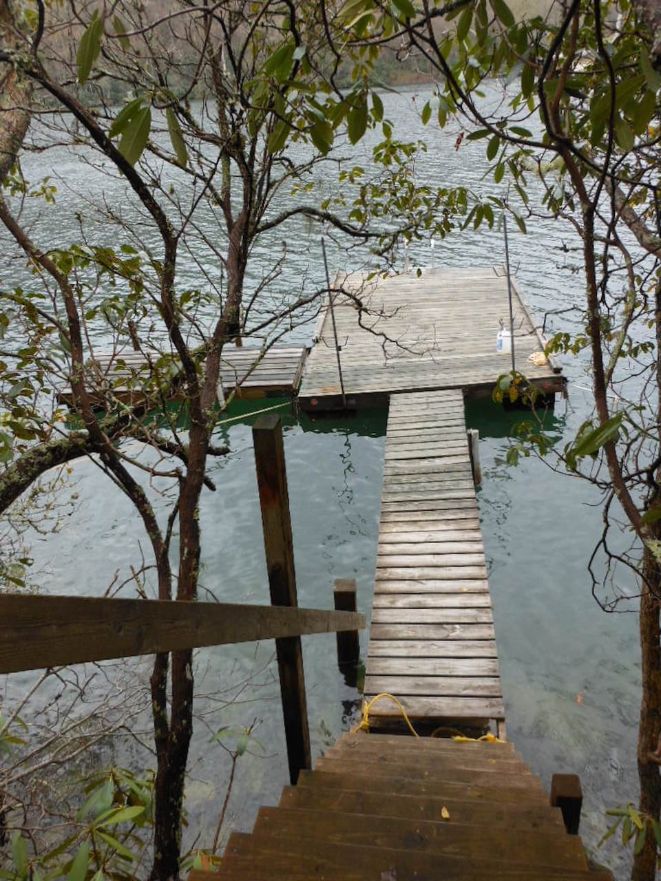 Stairs to the dock