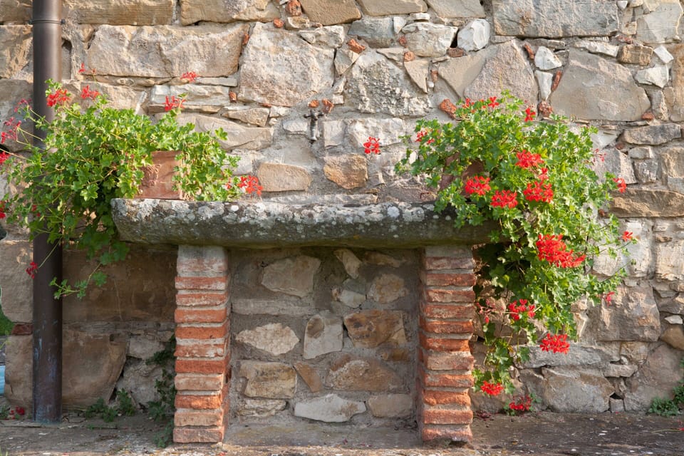 Vintage outdoor sink