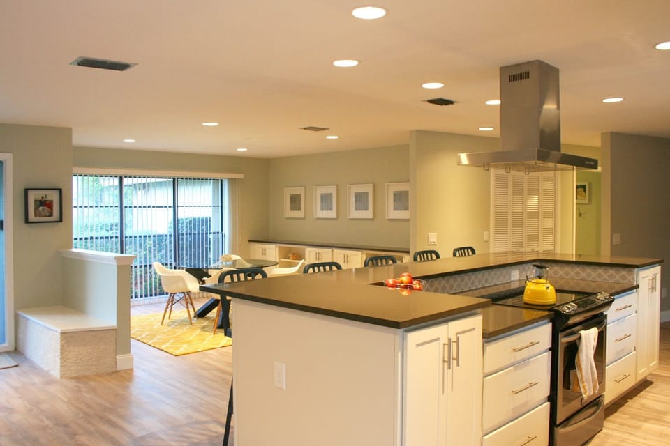A fully stocked gourmet kitchen
