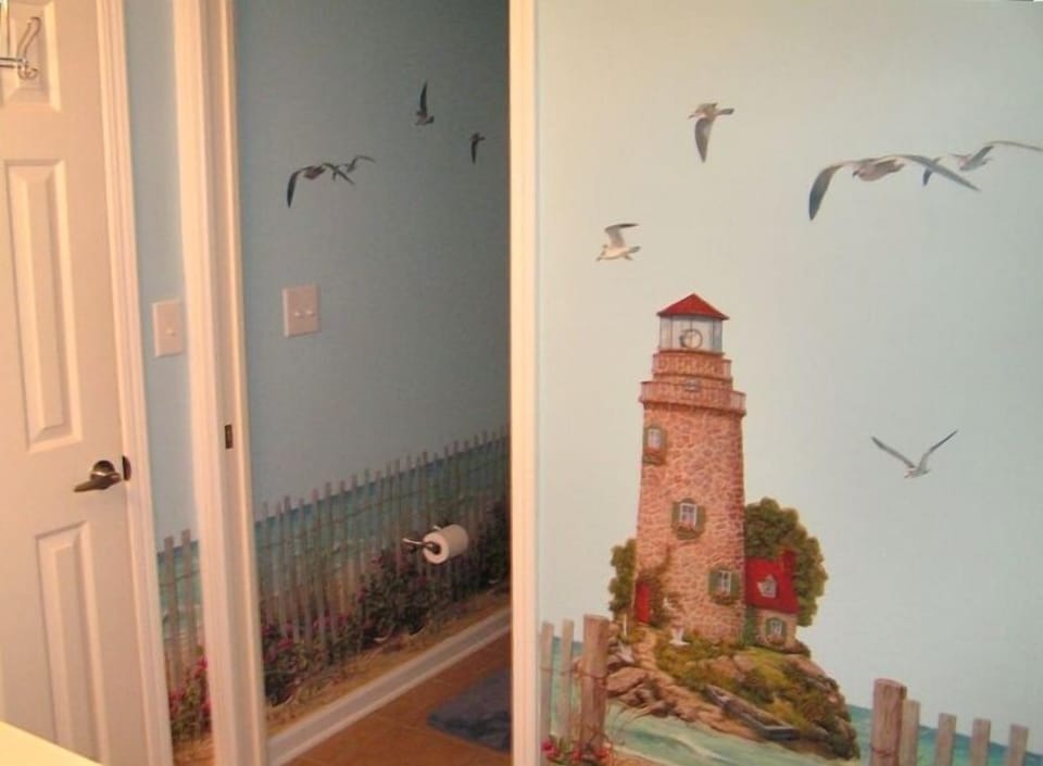 View in third bathroom
