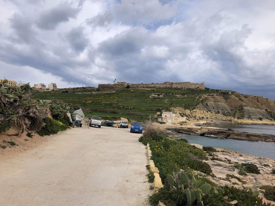 Xatt L-Ahmar 
10 min walk or 2 min drive from the apartment