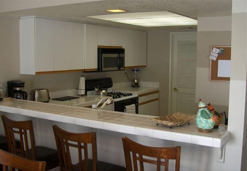 Kitchen (full-sized fridge, dishwasher & washer/dryer not visible)