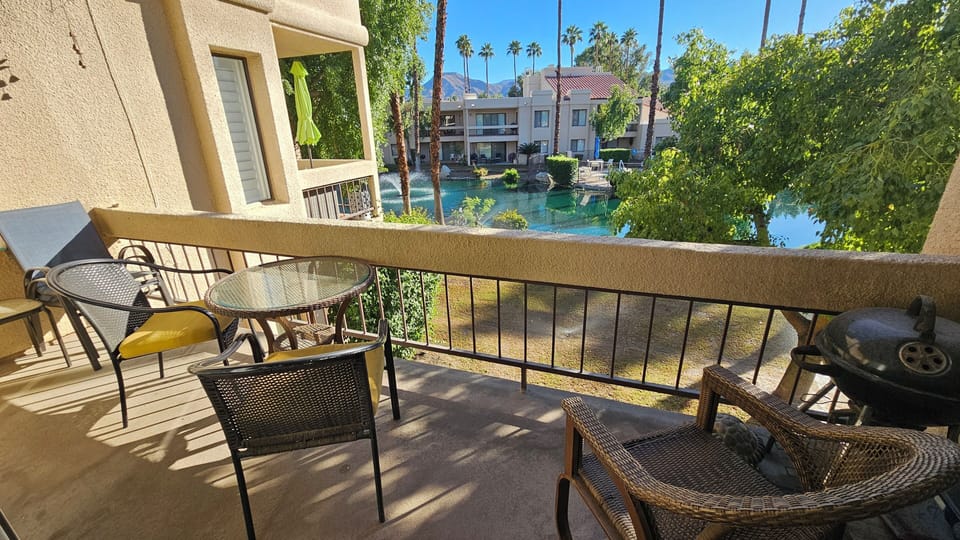 Southwest facing balcony