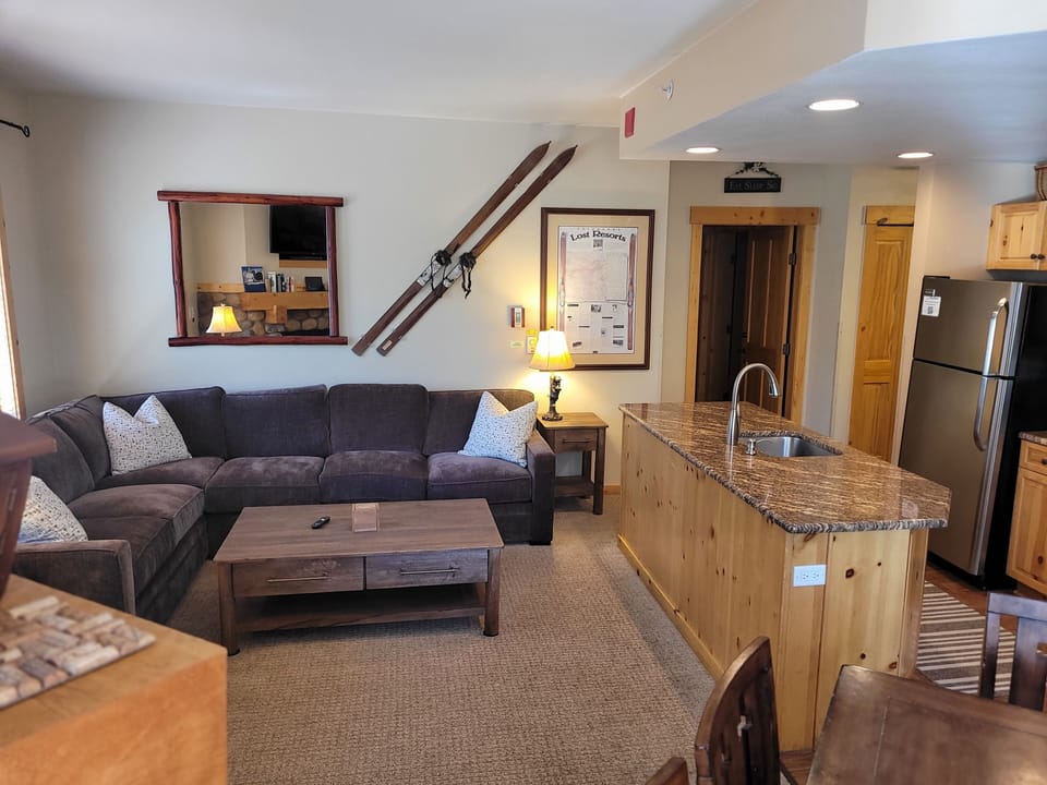 Living Room and Kitchen area