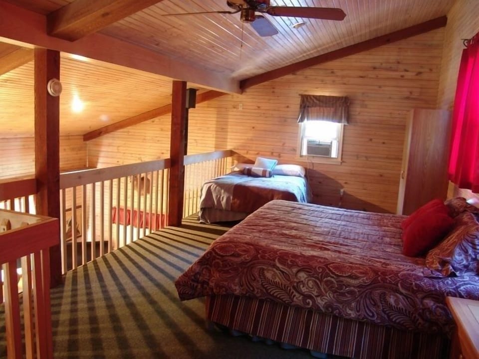 The Roomy Loft Bedroom Area