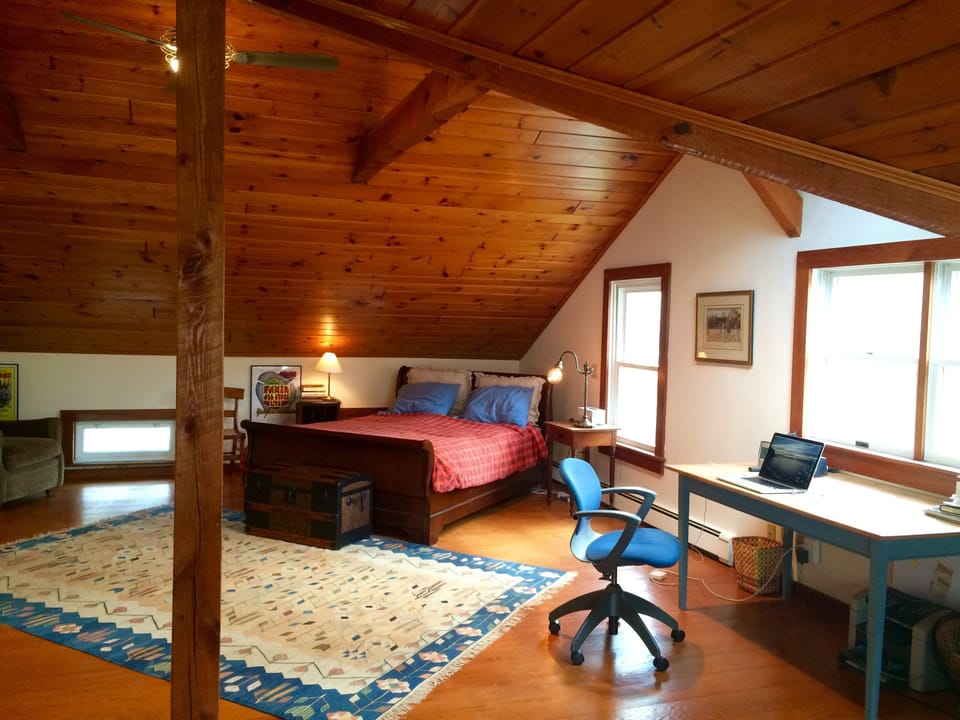 Master bedroom upstairs.