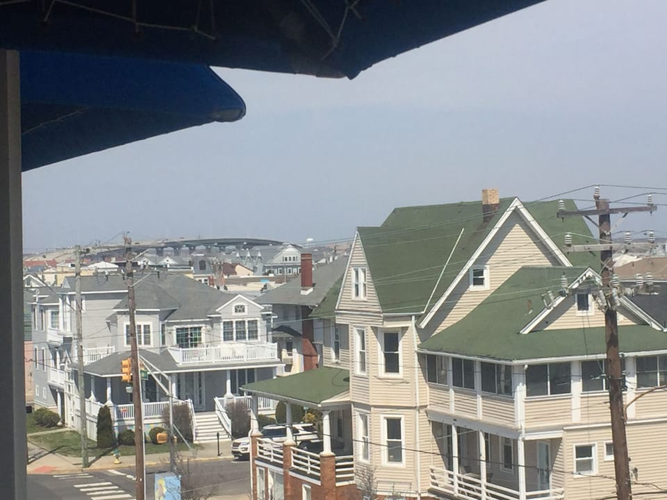 View of the 9th St bridge from our balcony