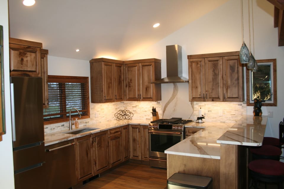Kitchen- remodeled Oct 2021. New appliances, cabinets, counter tops and lighting