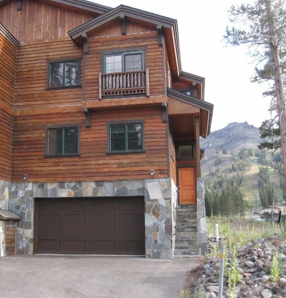 Two Car Garage with Tall Door