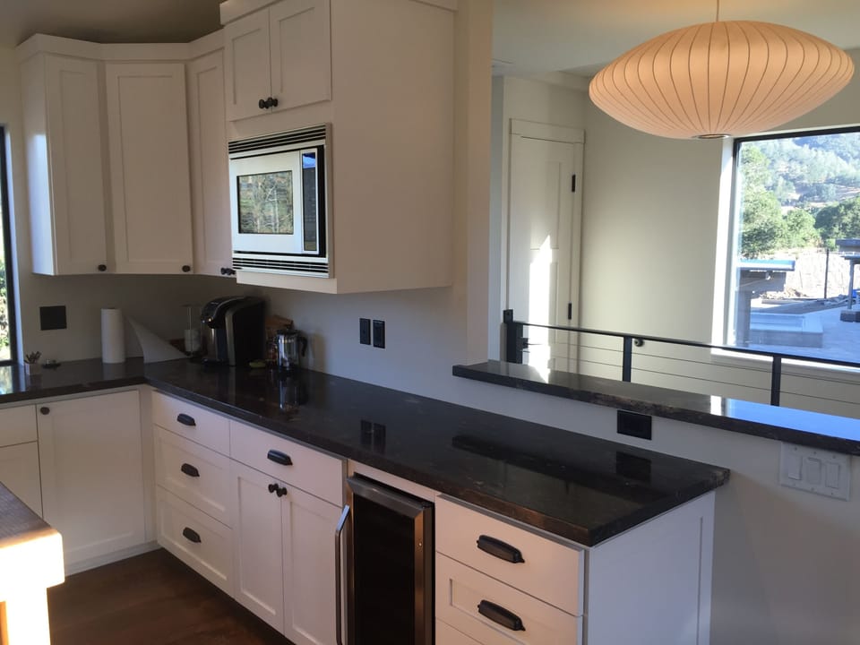 Kitchen, wine fridge