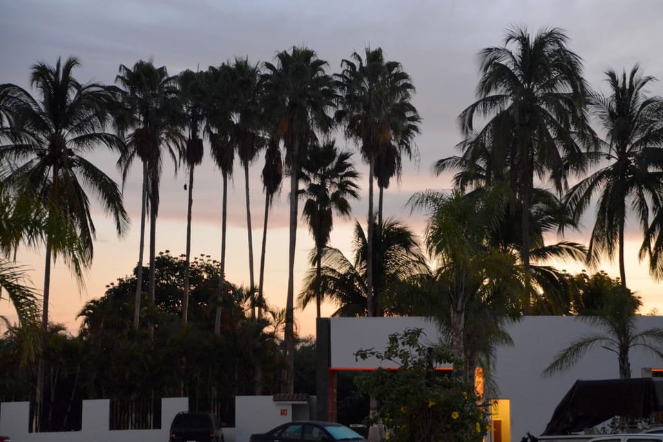 The sun rises on another beautiful day in paradise.