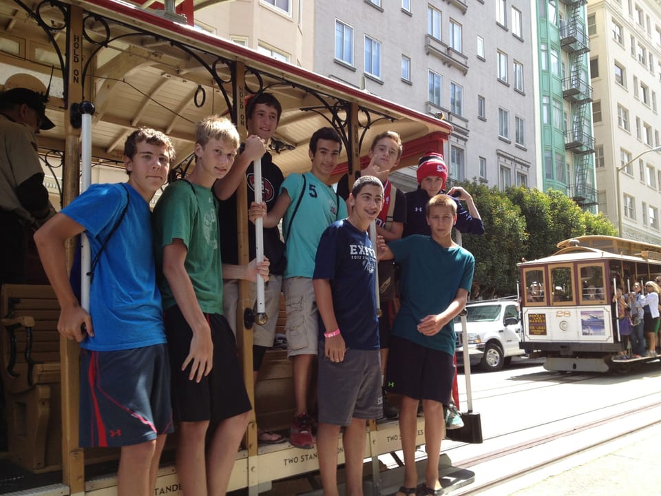 To do: Take the Larkspur ferry to San Francisco and catch a cable car