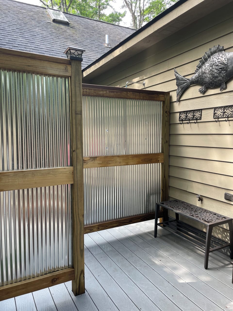 outdoor shower