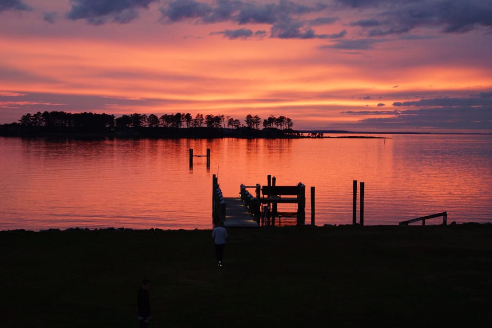 Enjoy the Wonderful Sunsets over the Chesapeake Bay from our wonderful westerly 