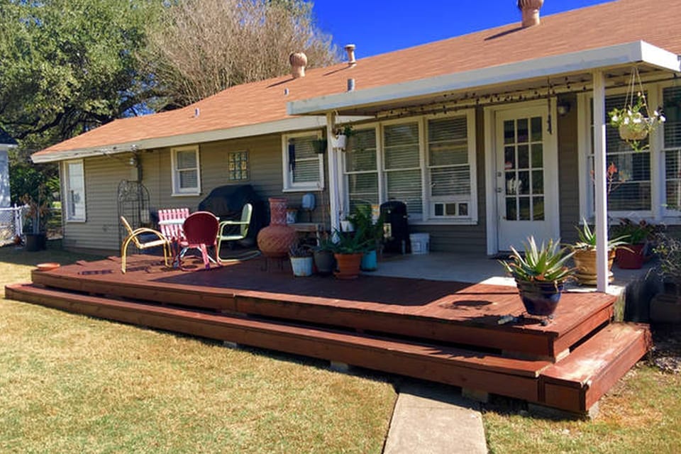 deck area