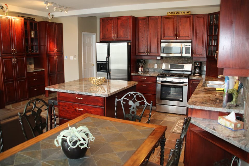 Stainless Steel Gas Range , Fridge and Dishwasher
