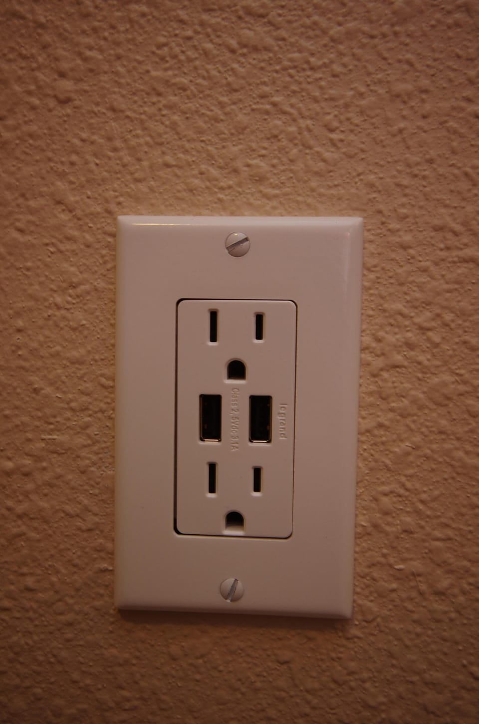 USB Outlet in every bedroom