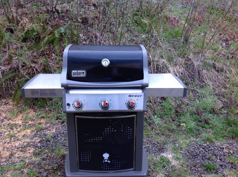 3 burner Weber BBQ