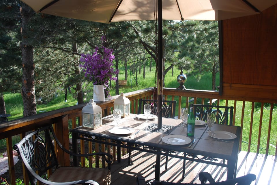 Front deck of Chalet