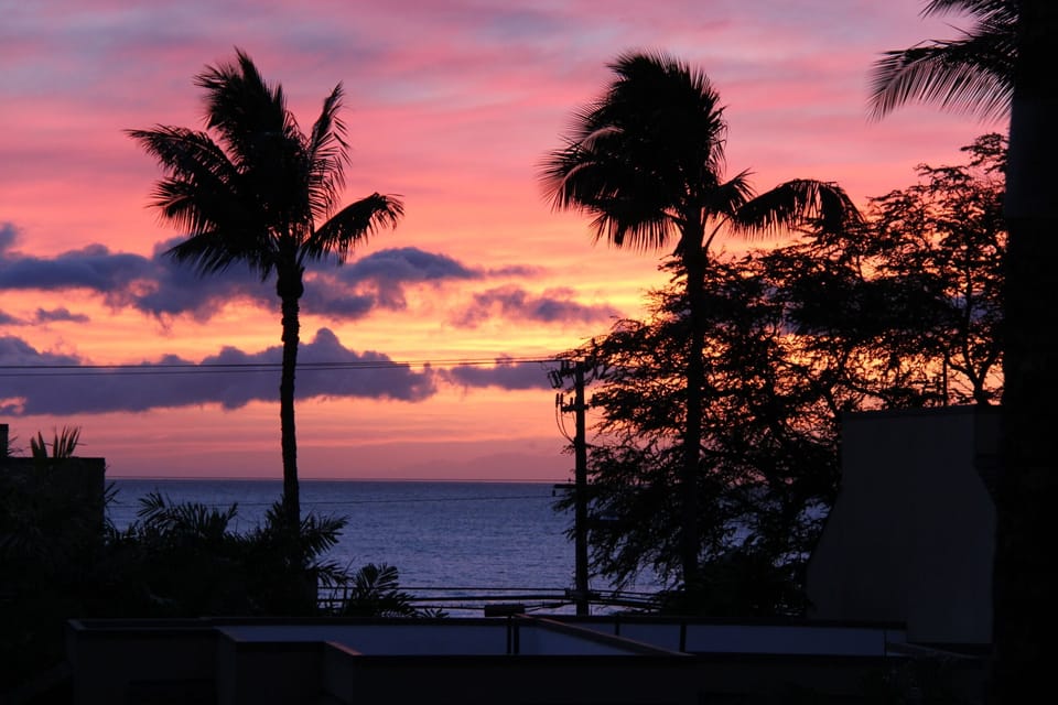 Sunset, from our Lanai