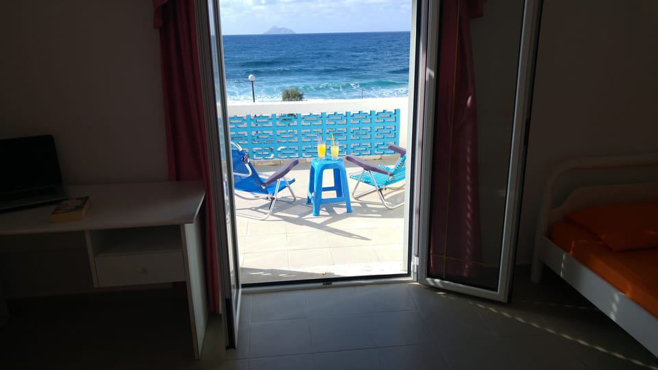 Bedrooms with separate spacious balconies. Unlimited view to the sea!