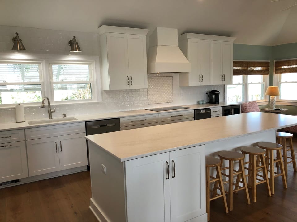 Newly Renovated, Fully Stocked, Open Kitchen with Ocean View