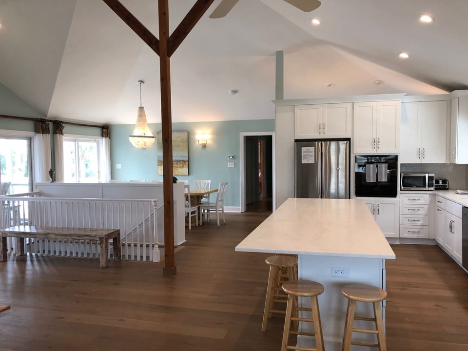 Open Kitchen, Living Room and Dining Room -- All with Ocean Views