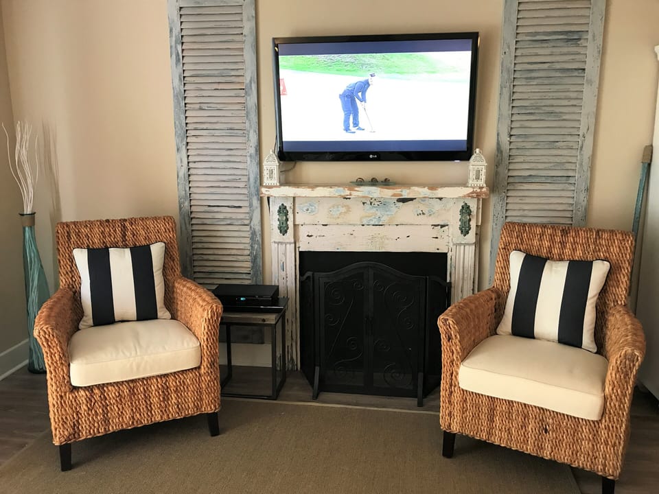 Enjoy a large HDTV with free Netflix, DVD player and secure Wi-Fi