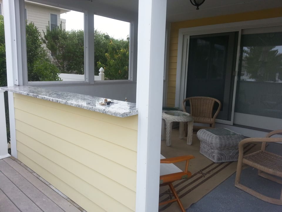 Screened porch