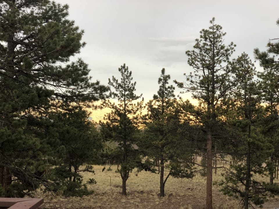 Great views from our deck