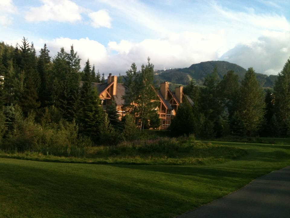 Alpine Greens from the 18th hole of Chateau Whistler.