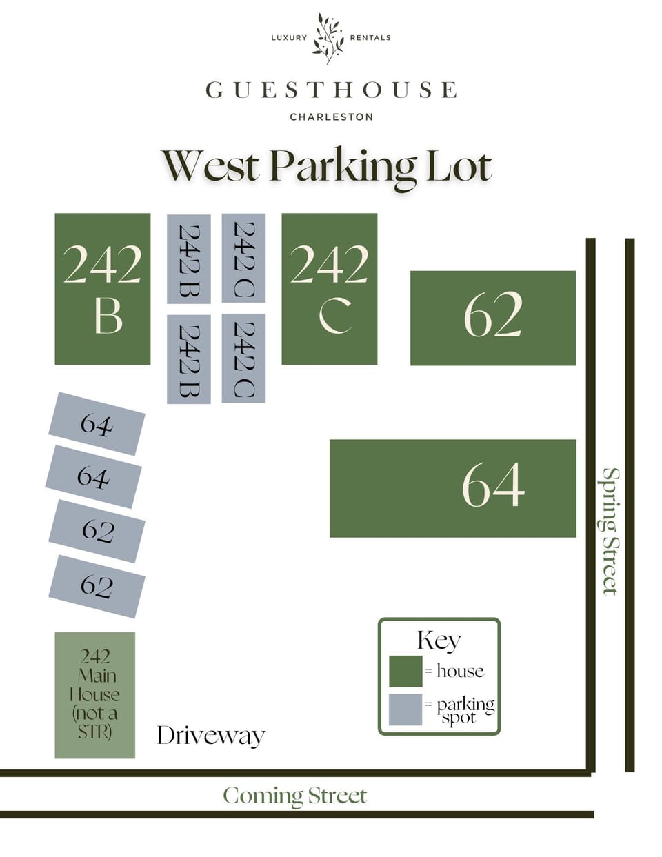 Exterior Parking Map