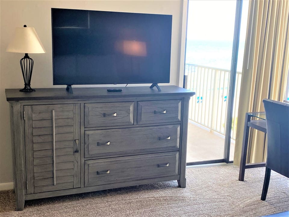 Master bedroom with access to balcony
