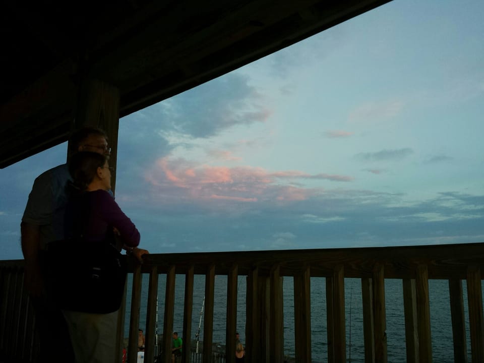 Sunset from fishing pier