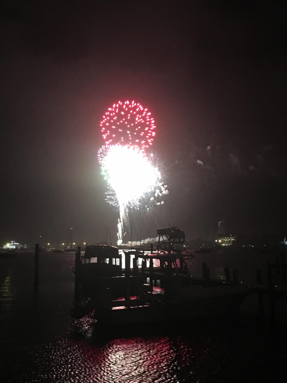 July 4th fireworks on Silver Lake