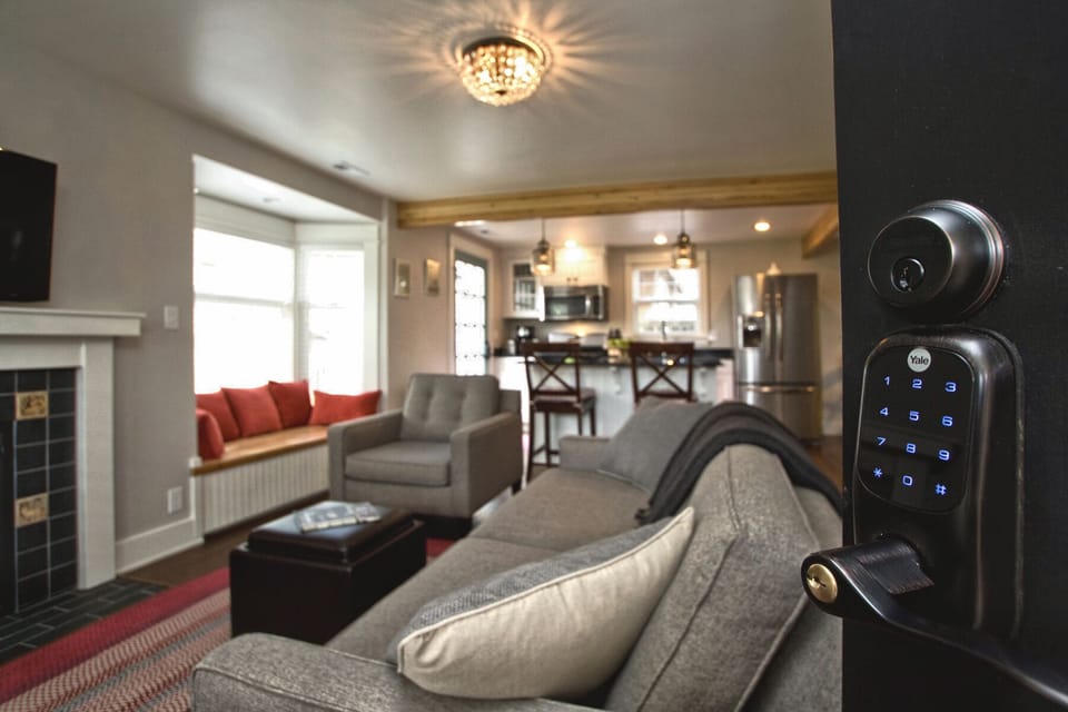 Entry into living room