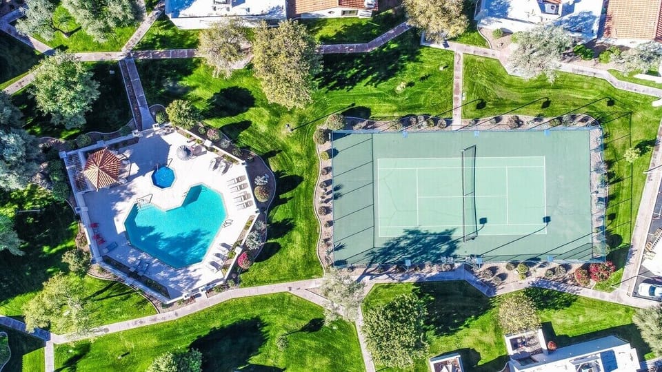 Heated Community Pool , Hot Tub , Tennis Court and  Community Walking Areas
