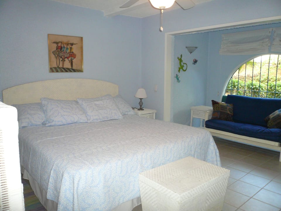 Garden-side bedroom