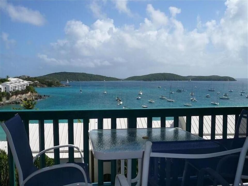 View from the deck toward Great St. James Island