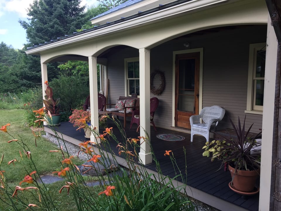 Delightful porch sitting