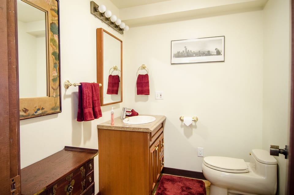 Bathroom off kitchen