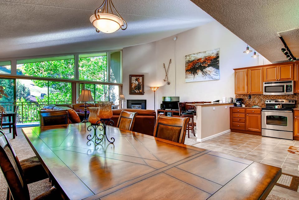 Dining Area and Living Room and Kitchen