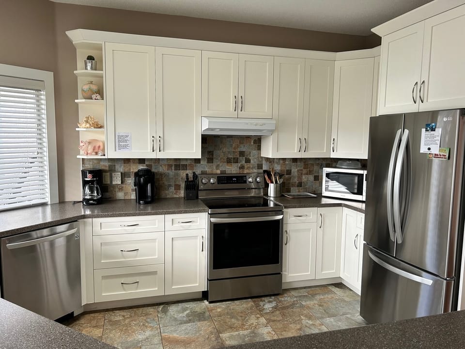Kitchen with new appliances in 2023