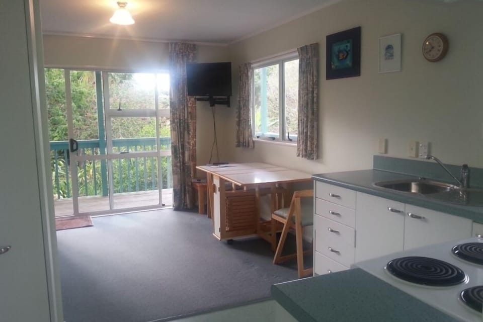 Looking back at dining area